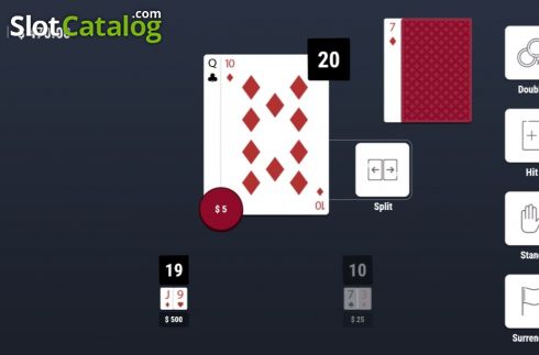 Скрин4. Blackjack (Woohoo) слот