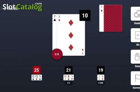 Скрин7. Blackjack (Woohoo) слот