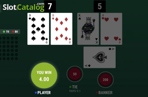 Скрин6. Baccarat (Woohoo) слот