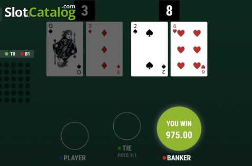 Скрин7. Baccarat (Woohoo) слот