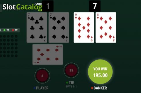 Скрин8. Baccarat (Woohoo) слот