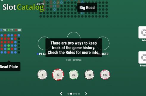 Скрин4. Baccarat (Woohoo) слот