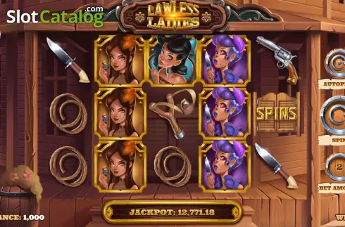 Скрин3. Lawless Ladies слот