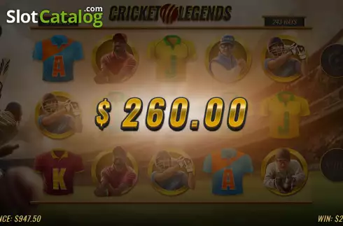Скрин3. Cricket Legends слот
