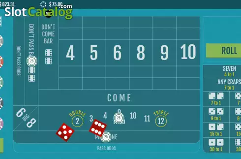 Скрин5. Craps (Woohoo) слот