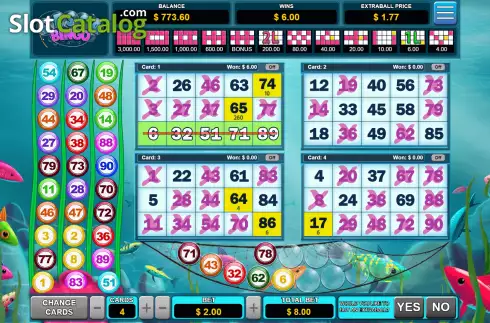 Скрин6. Pesca Bingo слот