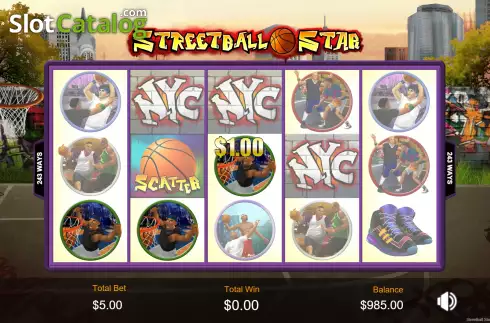 Скрин3. Streetball Star слот