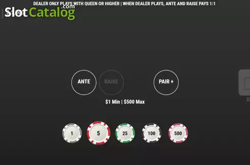 Скрин2. Tri Card Poker (Woohoo) слот
