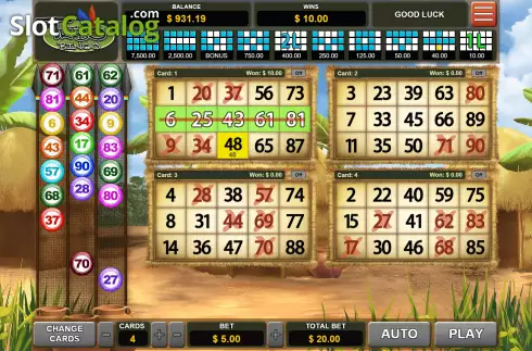 Скрин5. Tribo Bingo слот