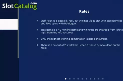 Скрин5. Wolf Rush слот
