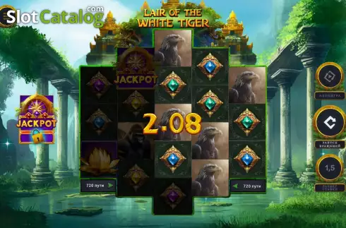 Скрин3. Lair of the White Tiger слот