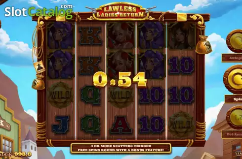 Скрин3. Lawless Ladies Return слот
