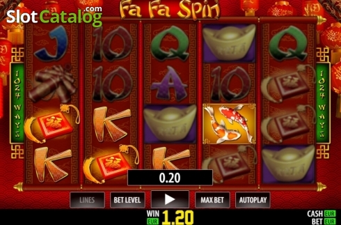 Скрин3. Fa Fa Spin слот