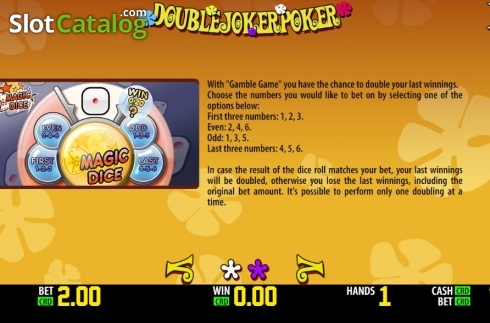Скрин5. Double Joker Poker (Play Labs) слот