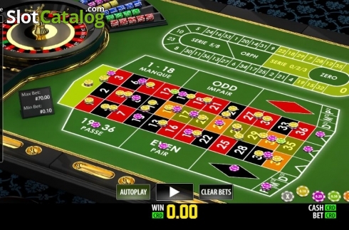 Скрин2. French Roulette (Play Labs) слот