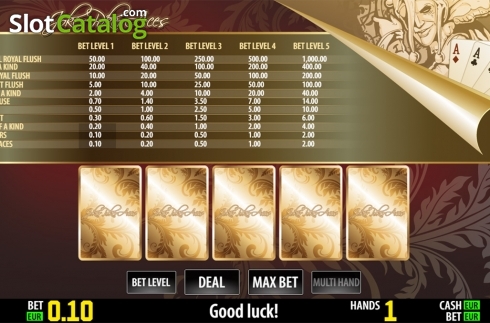 Скрин2. Joker Poker Aces HD слот