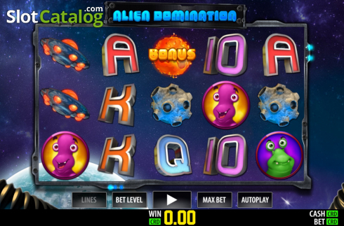 Скрин2. Alien Domination слот