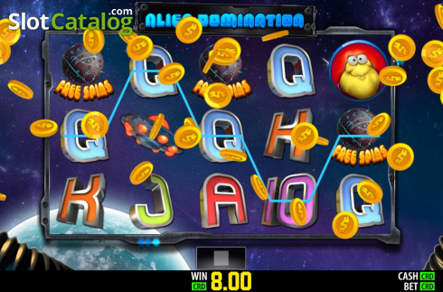 Скрин3. Alien Domination слот