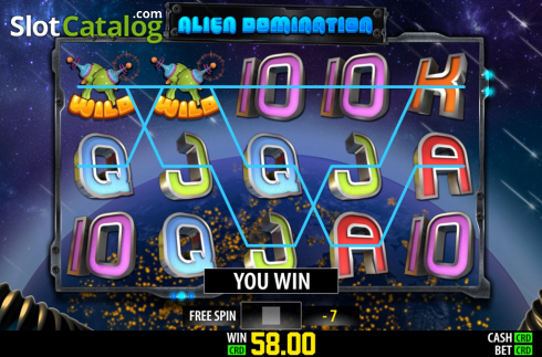 Скрин4. Alien Domination слот