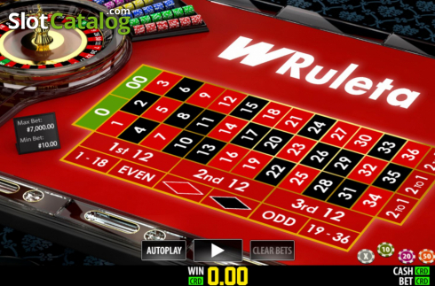 Скрин2. WRuleta Privee слот