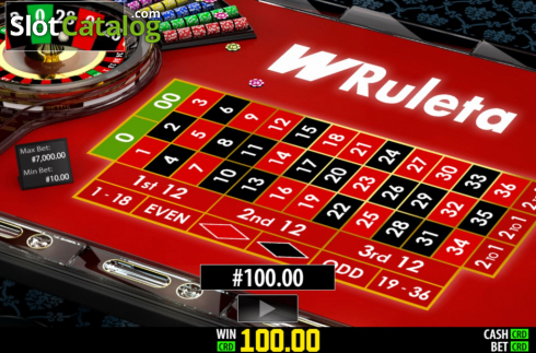 Скрин3. WRuleta Privee слот