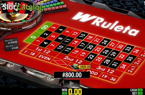 Скрин4. WRuleta Privee слот