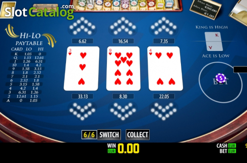 Скрин4. Hi-Lo Pro (Play Labs) слот