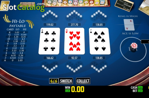 Скрин6. Hi-Lo Pro (Play Labs) слот