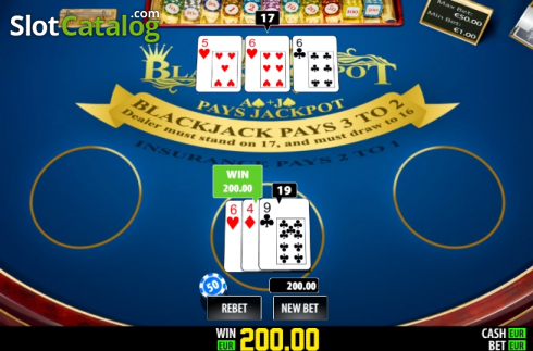 Скрин5. BlackJackpot Pro (Play Labs) слот