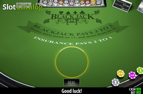 Скрин2. BlackJack Single (Play Labs) слот