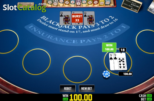 Скрин5. BlackJack Pro (Play Labs) слот
