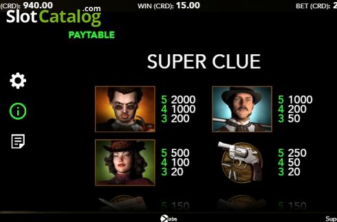 Скрин6. Super Clue слот