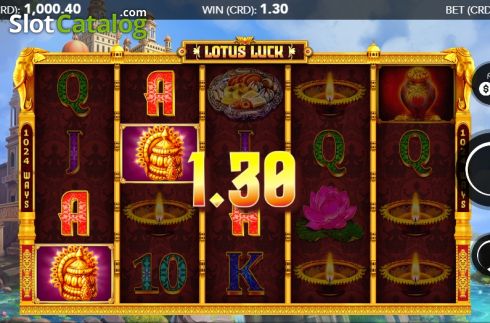 Скрин4. Lotus Luck слот