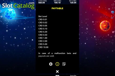 Скрин7. Space Bar слот