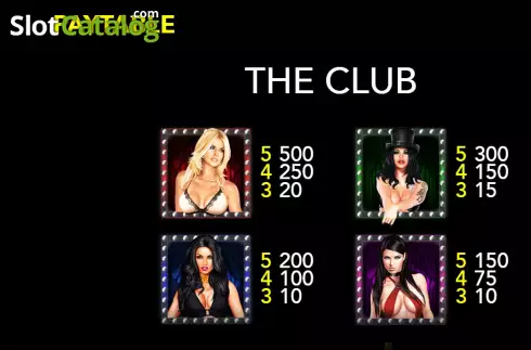 Скрин6. The Club слот