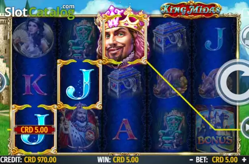 Скрин3. King Midas (Octavian Gaming) слот