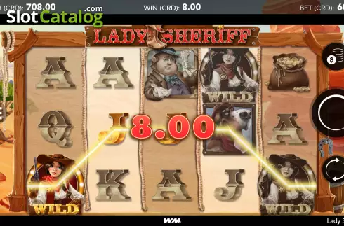 Скрин3. Lady Sheriff слот