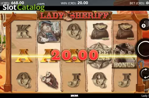Скрин4. Lady Sheriff слот