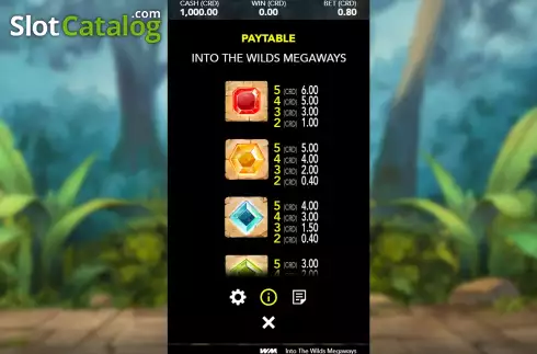 Скрин8. Into The Wilds Megaways слот