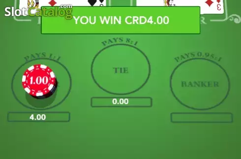 Скрин3. Baccarat Slider слот