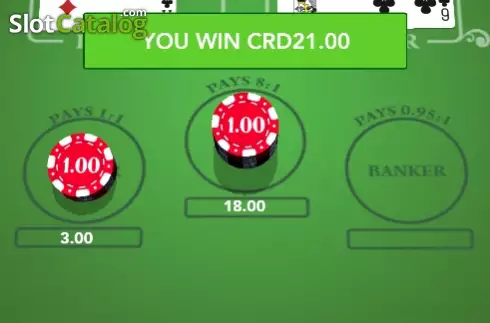 Скрин4. Baccarat Slider слот