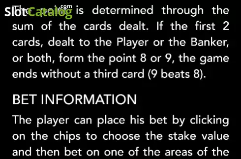Скрин8. Baccarat Slider слот