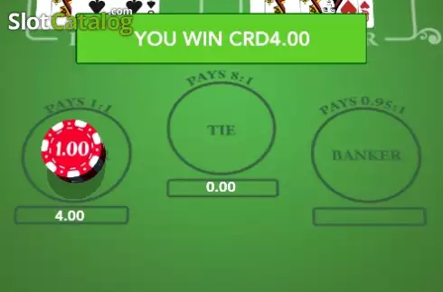 Скрин5. Instant Baccarat слот