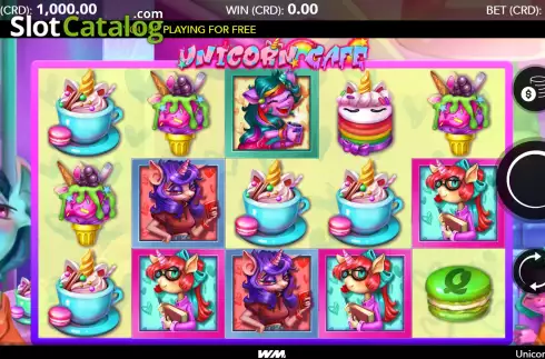 Скрин2. Unicorn Café слот