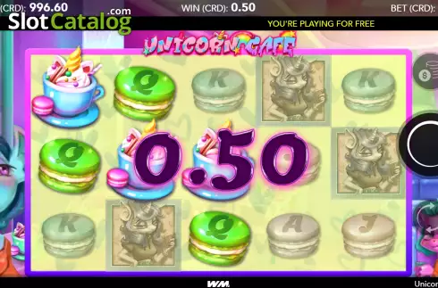 Скрин4. Unicorn Café слот