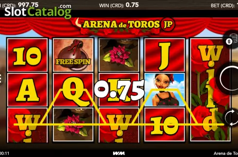 Скрин3. Arena de Toros JP слот