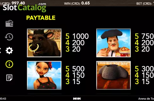 Скрин5. Arena de Toros JP слот