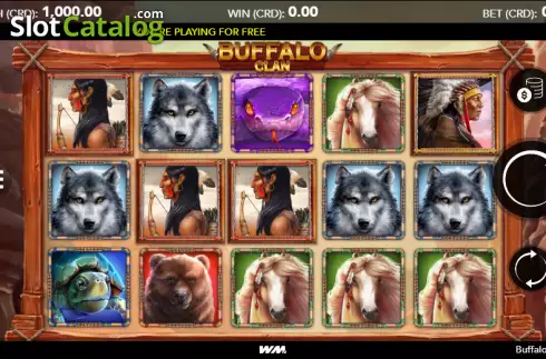 Скрин2. Buffalo Clan слот