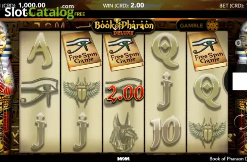 Скрин3. Book of Pharaon Deluxe слот