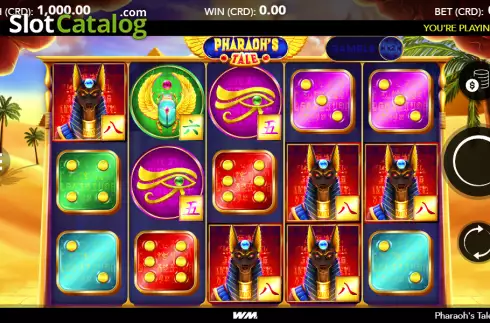 Скрин2. Pharaoh's Tale Dice слот
